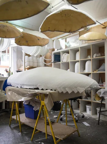 Cirrus en fabrication atelier Céline Wright
Photo © Anne Emmanuelle Thion