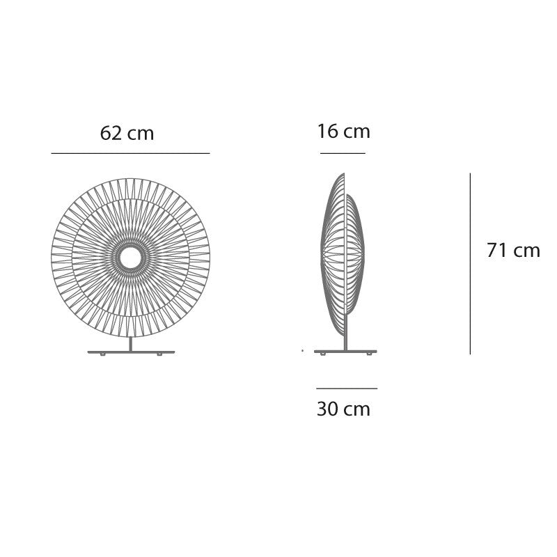 Croquis lampe à poser Diva Céline Wright