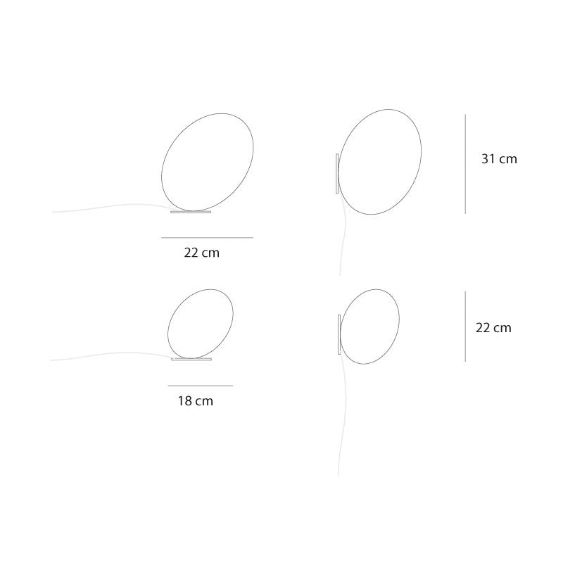 Croquis Lampe à poser Tamago Céline Wright