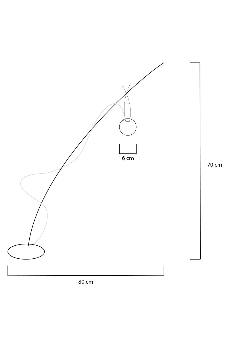 Croquis lampe à poser Ti Amo Nino Céline Wright