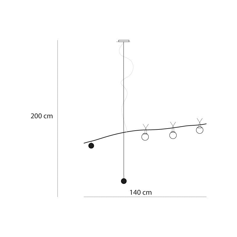 Croquis suspension Ti Amo Milan Céline Wright