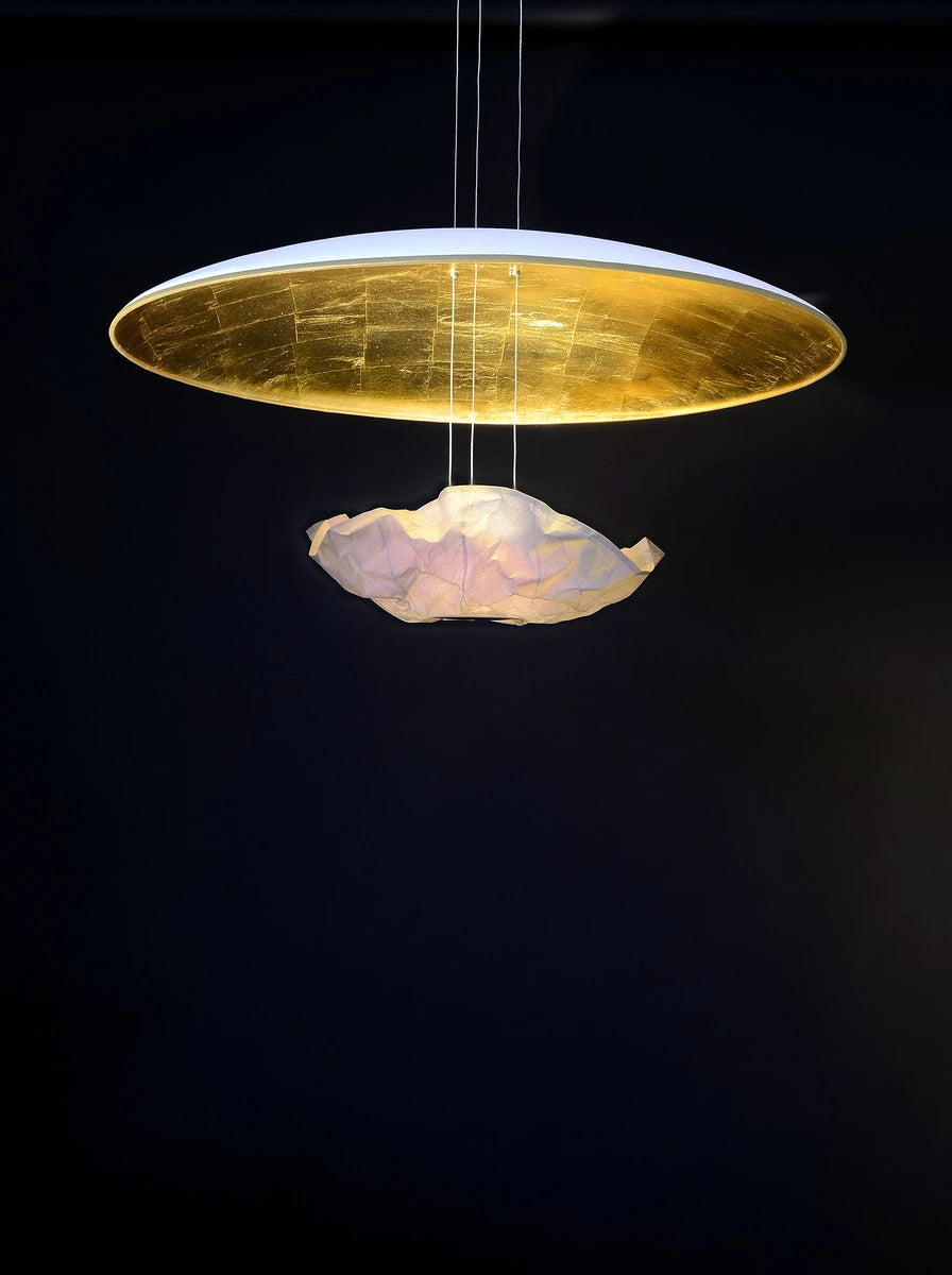 Suspension Éclaircie pétale blanc Céline Wright