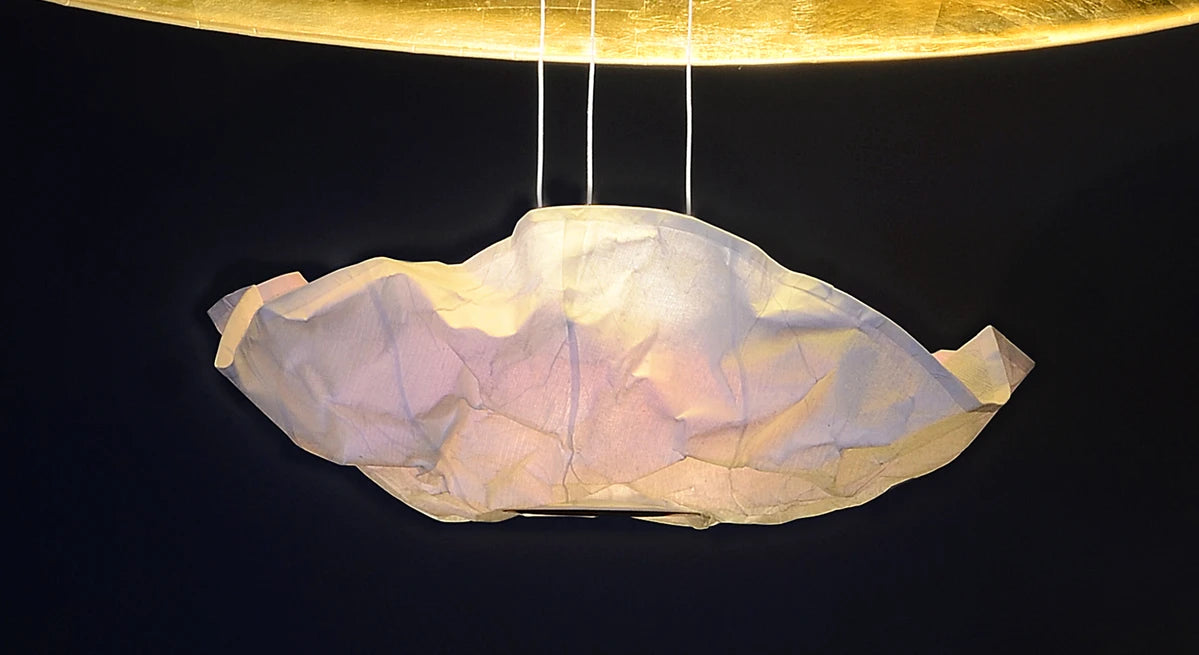 Suspension Éclaircie pétale blanc Céline Wright